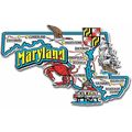 Maryland Jumbo State Map Fridge Magnet