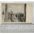 vintage postcard The Cathedral, Senlis, France