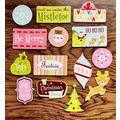 Scrapbooking misc Christmas 14 items - NEW no p...