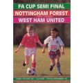 NOTTINGHAM FOREST v WEST HAM UNITED FA CUP SEMI-FINAL 1991