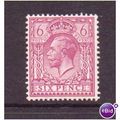 gb george v stamp hm sg385 6d reddish purple