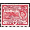 St Kitts Nevis QEII 1954 4c Scarlet Brimstone H...