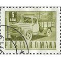 ROMANIA, ROAD, Truck, open loader, olive 1968, ...