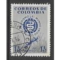 COLOMBIA 1962 MALARIA ERADICATION 1p.45 CAMPAIG...