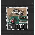 Malta.SG490 1c Fishing Industry.Fine Used.Apr21h
