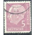 Germany 1954 - 5pf purple - President Heuss - u...