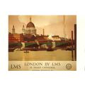 Advertising LMS LONDON Postcard (Mayfair BB 778)