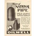 OIL WELL SUPPLY COMPANY 1931 Made National Pipe...