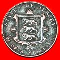 GREAT BRITAIN (1841-1861): JERSEY ★ 1/26 SHILLI...