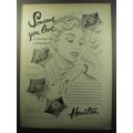 1951 Hamilton Watches Ad - First Lady; Lady Lancaster; Ella; Todd
