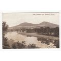 River Tweed and the Eildon Hills Postcard Roxburghshire Scotland