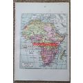 Africa, Book Map Illustration (Print), John Bar...