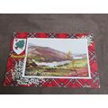 Clan MacGregor Tartan Postcard - Loch Achray fr...