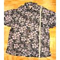 Breakwater Button Up Hawaiian Camp Shirt XL Blu...
