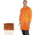 Orange Disposable Lab Jackets for Adults, 3X-La...