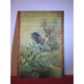 HIBISCUS & BLUE HERON by Matsumuru Gushun unuse...