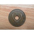 East Africa 1941 MINT ERROR 10 Cent Coin