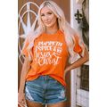 Orange PUMPKIN SPICE & Jesus Christ Graphic T-s...