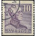 SWEDEN, King Gustav V (large numeral), violet 1...
