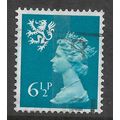 GREAT BRITAIN SCOTLAND 1976 6 1/2p GREENISH BLU...