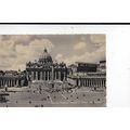 Roma Piazza S Pietro Italy Postcard posted 1960...