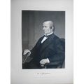William Ewart Gladstone .. 1873 engraving - Duy...