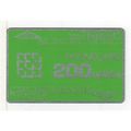 PHONE CARD - BT - 200 UNITS SILVER PRINT