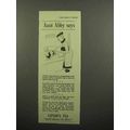 1940 Lipton's Tea Ad - Aunt Abby
