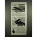 1940 Ediphone Voicewriter Ad w/ Bell Airacobra ...