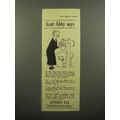 1940 Lipton's Tea Ad - Aunt Abby Says - At Mailbox