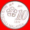 FAR DATE: MALAYSIA ★ 10 SEN 2013 MINT LUSTER! L...