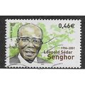 FRA 2002 46c 'L. SEDAR SENGHOR' FINE USED (EBID...