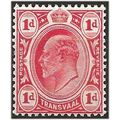 Transvaal 1908 SG274 1d Scarlet Mounted Mint . ...