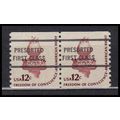 1816a 12c Liberty Torch Very Fine MNH Dry Gum P...
