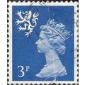 SCOTLAND, Queen Elizabeth II, Machin, blue 1971, 3p, #5