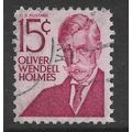 USA 1967 15c CARMINE OLIVER WENDELL HOLMES SG 1...