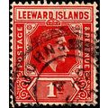 Leeward Islands 1938 King George VI 1d Used Sta...