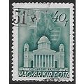 Mi 675: 40 f. green-blue Definitive Stamp: Eszt...