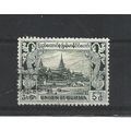 Burma.SG107 3a 6p Royal Palace (Green).Fine Use...