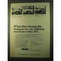1970 Allstate Insurance Ad - Change The Bumper