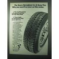 1971 Sears Dynaglass Ice & Snow Tire Ad - You Need It