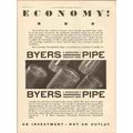 A M BYERS COMPANY 1931 Economy wrought iron pip...