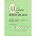 WARREN PETROLEUM COMPANY 1962 years experience ...