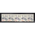 2266 24.1c Tandem Bicycle Fine MNH Dry Gum PNC ...