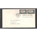 FDC 1239 5c Red Cross Pair (No Cachet-Typed/A) ...