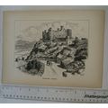 c1901 Harlech Castle illustration by Harry Evans