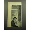 1957 Bronzini Naxos Tie Ad - He's yours - if you use imagination