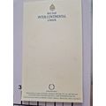 INTER CONTINENTAL MAYFAIR NOTEPAD