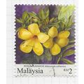 MALAYSIA 2010 BUNGA ALAMANDA FLOWERS RM2 USED W...