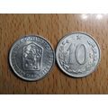 Czechoslovakia Ceska 1966 10 Haleru Coin